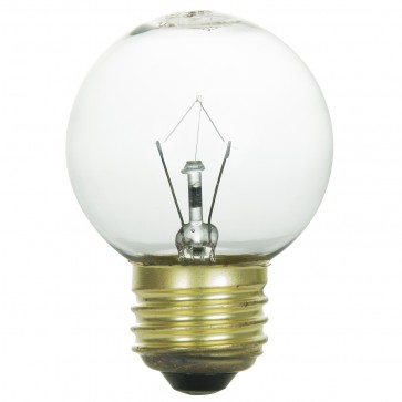 Sunlite 01690-SU 25G16 25 Watts Globe G16 Shape Clear Finish Medium Screw (E26) 180 Lumens Globe Bulb Warm White 2600K