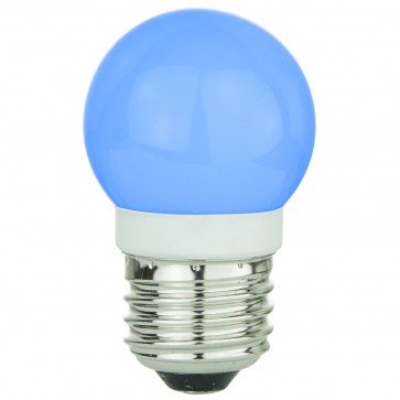 Sunlite 80321-SU 1G16/B 1 Watts Globe G13 Shape White Finish Medium Screw (E26) Globe Bulb Blue