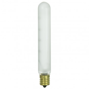 Sunlite 01955-SU 20T6.5 20 Watts Tube T6.5 Shape Frost Finish Intermediate Screw (E17) 90 Lumens Tubular Bulb Warm White 2600K