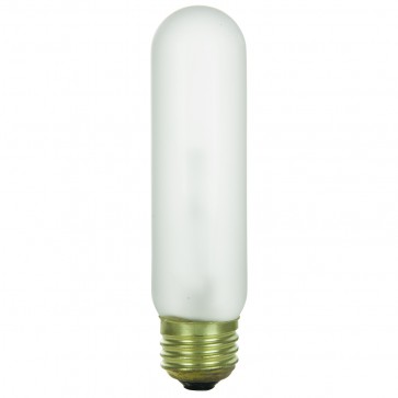 Sunlite 02007-SU 25T10/CD1 25 Watts Tube T10 Shape Frost Finish Medium Screw (E26) 140 Lumens Tubular Bulb Warm White 2600K