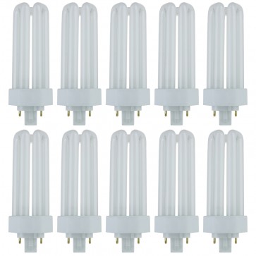 Sunlite 40577-SU PLT26/E/SP30K/10PK PLT 4-Pin Triple Tube 26 Watts 4-Pin (GX24q3) PLT 4-Pin - Triple Tube Plug-Ins Bulbs Warm White 3000K