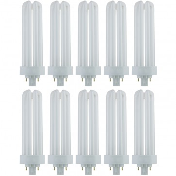 Sunlite 40593-SU PLT42/E/SP65K/10PK PLT 4-Pin Triple Tube PLT 4-Pin - Triple Tube Plug-Ins Bulbs