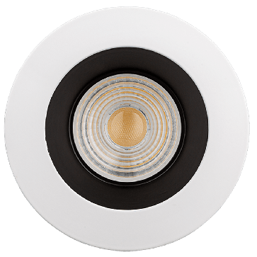 Goodlite G-48325 & G-20108 M4/23W/LED/HO/5CCT 4 Inch Regress Two-Tone Smooth Round 23 Watts 175 Equiv. Wattage 1800 Lumen Selectable CCT 27,30,35,41,50K