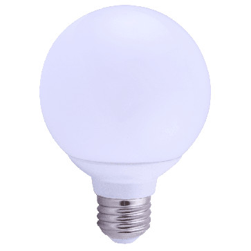 Goodlite G-83378 G25/7/LED/D/50K 7 Watts 60 Equiv. Wattage 500 Lumen Globe Light Bulbs Super White 5000k