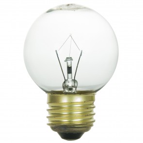 Sunlite 01690-SU 25G16 25 Watts Globe G16 Shape Clear Finish Medium Screw (E26) 180 Lumens Globe Bulb Warm White 2600K