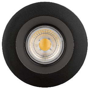 Goodlite 20100 & G-20193 M4/15W/LED/27K LED 4" Regress Luminaire With Round Black Trim 1100 Lumens Soft White 2700K