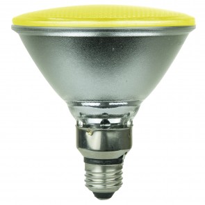 Sunlite 80045-SU PAR38/LED/4W/Y 4 Watts Reflector PAR38 Shape Medium Screw (E26) 150 Lumens LED PAR30 Reflector 90cri Yellow
