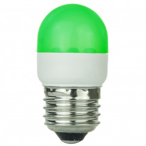 Sunlite 80252-SU 1T10/G 1 Watts Tube T10 Shape White Finish Medium Screw (E26) Indicator Light Bulb Green