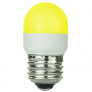 Sunlite 80255-SU 1T10/Y 1 Watts Tube T10 Shape White Finish Medium Screw (E26) Indicator Light Bulb Yellow