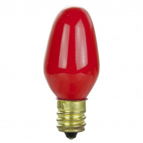 Sunlite 01058-SU 7C7/R/12PK C7 Night light 7 Watts Decorative Incandescent Bulbs