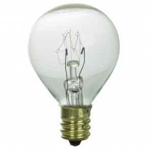 Sunlite 01610-SU 10G11 10 Watts Globe G11 Shape Clear Finish Candelabra Screw (E12) 65 Lumens Globe Bulb Warm White 2600K