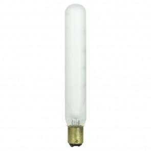 Sunlite 01945-SU 20T6.5 20 Watts Tube T6.5 Shape Frost Finish Double Contact Bayonet (BA15d) 90 Lumens Tubular Bulb Warm White 2600K