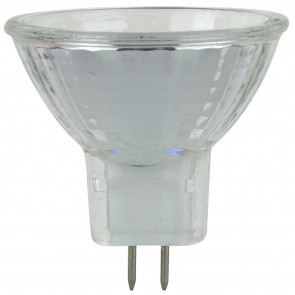 Sunlite 03445-SU JCR 5 Watts Reflector MR11 Shape Clear Finish 2-Pin (GU4) 30 Lumens Light Bulb Bright White 3200K