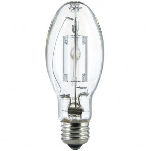 Sunlite 03638-SU MP50/U/MED/PS 50 Watts Elliptical ED17 Shape Clear Finish Medium Screw (E26) 3200 Lumens Metal Halide Lamp Cool White 4000K