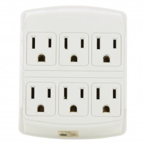 Sunlite 04075-SU E137 15 Amps Ivory Finish Electrical Adapter