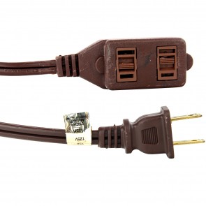 Sunlite 04105-SU EX9B 1625 Watts 125 Volts 13 Amps Brown Finish Electrical Extension Cords
