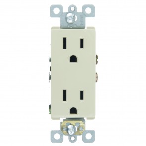 Sunlite 08015-SU E526/CD1 15 Amps Ivory Finish Electrical Receptacles