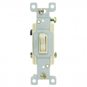 Sunlite 08045-SU E508/CD1 Ivory Finish Electrical Wall Switch