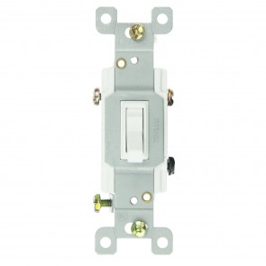 Sunlite 08110-SU E507BX White Finish Electrical Wall Switch