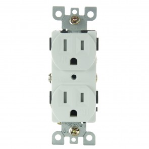 Sunlite 08157-SU E556 White Finish Electrical Receptacles