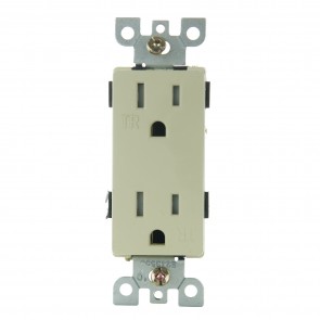 Sunlite 08158-SU E558 Ivory Finish Electrical Receptacles