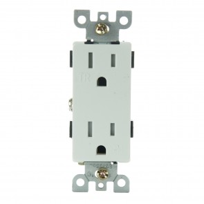 Sunlite 08159-SU E559 White Finish Electrical Receptacles