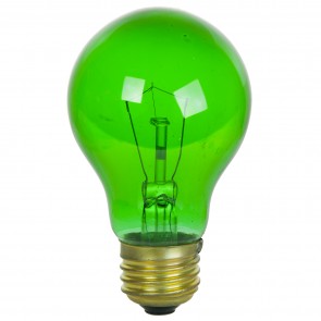 Sunlite 17005-SU 25A/TG/2PK 25 Watts Standard A19 Shape Transparent Finish Medium Screw (E26) Colored A19 Bulb Green
