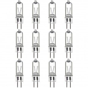 Sunlite 40622-SU Q50/GY6.35/120V/12PK Bi-Pin 50 Watts 120 Volts Dimmable Clear Finish 2-Pin Glass (GY6.35) Halogen Bulbs Bright White 3200K