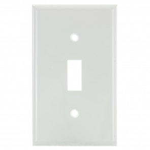 Sunlite 50507-SU E101W White Finish Electrical Receptacle Plate
