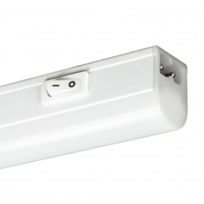 Sunlite 53071-SU LFX/UC/12/4W/30K 4 Watts Plastic Material White Finish Integrated LED 320 Lumens LED Linkable Under Cabinet Light Fixture Warm White 3000K