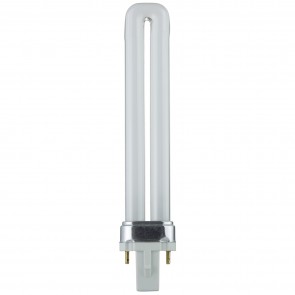 Sunlite 60045-SU PL9/SP30K 9 Watts Twin Tube PL 2-Pin Shape 2-Pin (G23) 530 Lumens Compact Fluorescent Lamp Warm White 3000K