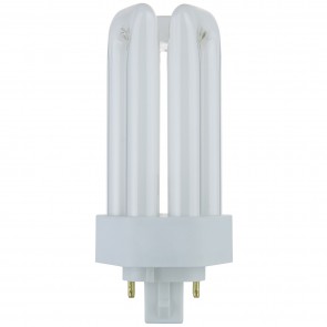 Sunlite 60500-SU PLT18/E/SP27K 18 Watts Triple Tube PLT 4-Pin Shape 4-Pin (GX24q2) 1200 Lumens Triple Tube Fluorescent Lamp Warm White 2700K
