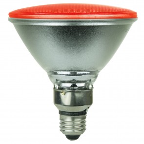 Sunlite 80043-SU PAR38/LED/4W/R 4 Watts Reflector PAR38 Shape Medium Screw (E26) 150 Lumens Vintage Diamond LED Medium Red