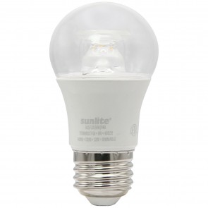 Sunlite 80137-SU A15/LED/6W/940 A15 Standard 6 Watts 40 Equivalent Wattage 120 Volts Dimmable Plastic & Aluminum Material Clear Finish Medium Screw (E26) A15 A Series Bulbs Cool White 4000K