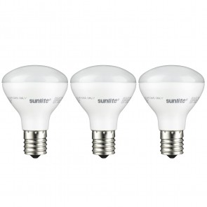 Sunlite 80425-SU R14/LED/N/E17/4W/30K R14 Reflector 4 Watts 25 Equivalent Wattage 120 Volts Dimmable Plastic & Aluminum Material Intermediate Screw (E17) R14 Reflector Lamps Warm White 3000K
