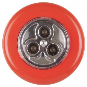 Sunlite 80650-SU L100/CD1 White & Red Finish Electrical Flashlight Daylight