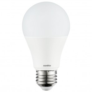 Sunlite 80681-SU A19/LED/9W/65K/3PK A19 Standard 9 Watts 60 Equivalent Wattage 120 Volts White Finish Medium Screw (E26) A19 A Series Bulbs Daylight 6500K