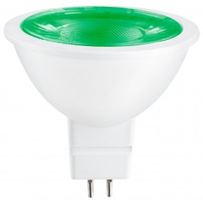 Sunlite 80857-SU MR16/LED/3W/GU5.3/12V/G MR16 Reflector 3 Watts 25 Equivalent Wattage 12 Volts 2-Pin (GU5.3) Colored Reflectors Reflector Lamps Green