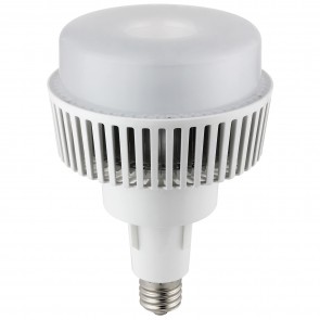 Sunlite 80871-SU HBR/LED/60W/50K Other 60 Watts 150 Equivalent Wattage 120-277 Volts Dimmable PC & Aluminum Material White Finish Mogul Screw (E39) Highbay High Lumen Lamps Daylight 5000K