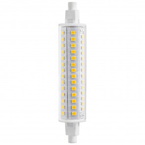 Sunlite 81018-SU R7S/LED/8.5W/118MM/T8/30K/CD2 T8 Tubular 8.5 Watts 75 Equivalent Wattage 120 Volts Ceremic & Glass Material Clear Finish Recessed Single Contact (R7s) T8 T Series Lamps Warm White 3000K