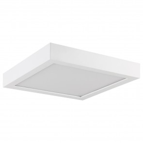 Sunlite 81283-SU LFX/MP/5S/10W/E/D/SCT/WH 10 Watts 50 Equivalent Wattage Square Shape 120 Volts 600 Lumens Dimmable Iron & Plastic White Finish Indoor Surface Mount Mini Flat Panel Fixtures CCT Selectable 30K/40K/50K
