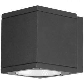 Sunlite 81291-SU LFX/CUBE/S/9W/SCT/BK Square 9 Watts 120 Volts Aluminum & Steel Material Black Finish Integrated LED Up-Down Outdoor Fixtures CCT Selectable 30K/40K/50K