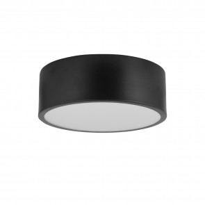 Sunlite 81377-SU LFX/DCF/15W/SCT/11 /BK 15 Watts 60 Equivalent Wattage Round Shape 120 Volts 950 Lumens Dimmable Steel Black Finish Integrated LED Residential Indoor Surface Mount Decorative Fixtures CCT Selectable 30K/40K/50K
