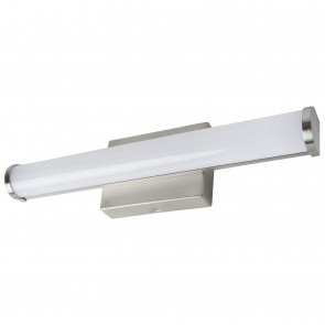 Sunlite 81460-SU LFX/BAR/20W/18?/BN/SCT 20 Watts 100-277 Volts 1400 Lumens Dimmable Steel & Acrylic Brushed Nickel Finish Integrated LED Residential Wall Indoor Vanity Bar Fixtures CCT Selectable 30K/40K/50K