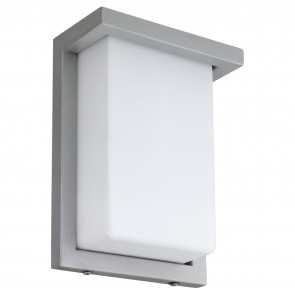 Sunlite 81480-SU LFX/CONT/WS/8?/12W/SCT/SL/ACRY 12 Watts 60 Equivalent Wattage Rectangle Shape 100-277 Volts 600 Lumens Aluminum Silver Finish Integrated LED Wall Outdoor Decorative Fixtures CCT Selectable 30K/40K/50K