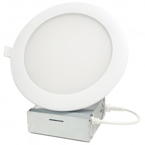 Sunlite 87707-SU LFX/SDL/6R/12W/SCT 12 6" Round 12 Watts 75 Equivalent Wattage 120 Volts Dimmable Aluminum & PC Material White Finish Integrated LED Slim-Wafer Downlight Fixtures CCT Selectable 27K/30K/35K/40K/50K