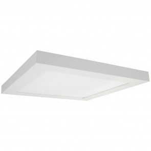 Sunlite 87746-SU LFX/1X1/10W/SCT 12" Square 10 Watts 120 Volts Dimmable Aluminum Material White Finish Integrated LED Flat Style Mini Flat Panel Surface Mount Fixtures CCT Selectable 30K/35K/40K/45K/50K