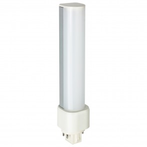 Sunlite 88269-SU PLD/LED/9W/IS/35K/V2 PLD 9 Watts 18 Equivalent Wattage Aluminum & Plastic Material White Finish 4-Pin (G24q) PLD Plug-In Lamps Neutral White 3500K