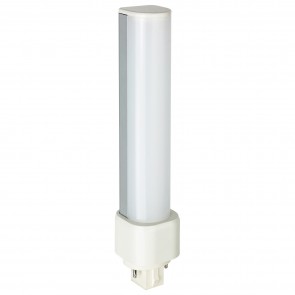 Sunlite 88299-SU PLD/LED/BP/9W/40K PLD 9 Watts 18 Equivalent Wattage 120-277 Volts Aluminum & Plastic Material White Finish 2-Pin LED Base (G24d) PLD Plug-In Lamps Cool White 4000K