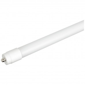 Sunlite 88441-SU T8/LED/BPD/8/43W/40K 43 Watts T8 Shape Glass Material PET White Finish Single Pin (Double Ended) (Fa8) 5500 Lumens LED Tube Light Cool White 4000K